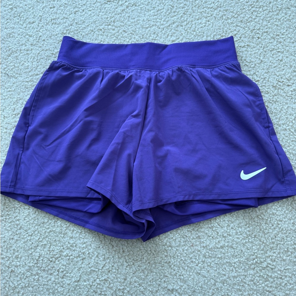 Nike Women's Vibrant Purple Athletic Shorts